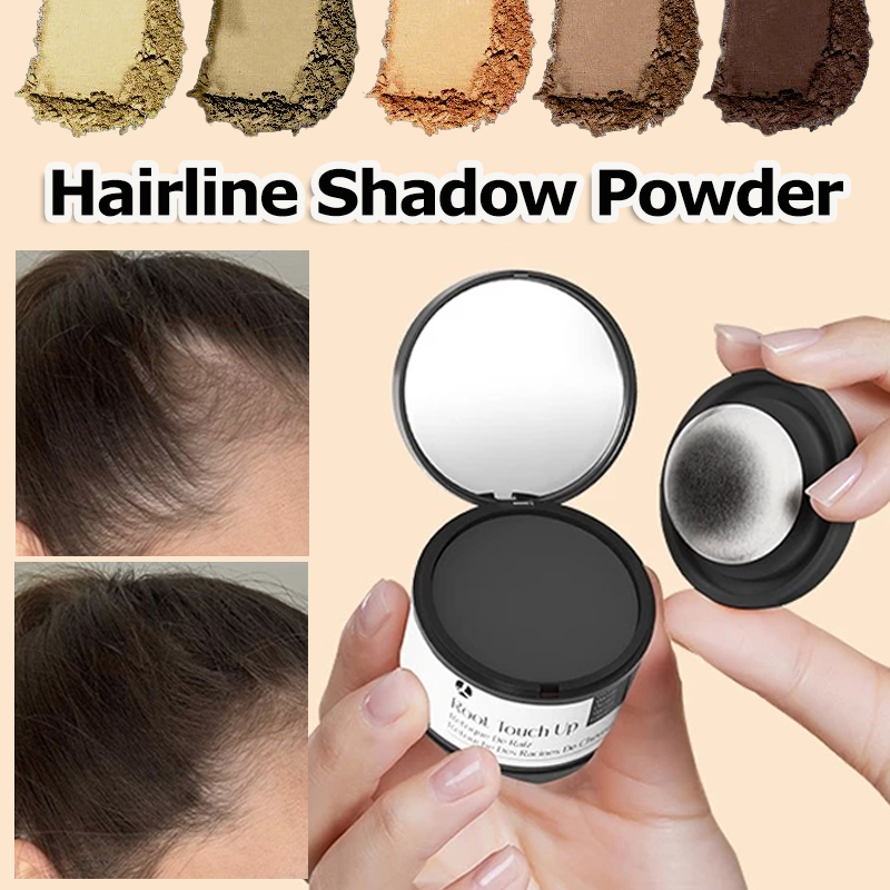 Rooting Hormone Powder - ヘアラインパウダー ルートアップ ナチュラル インスタントヘアラインコンターリングパウダー 防水ヘアラインシャドウコンシーラー リペアフィルメイクアップツール