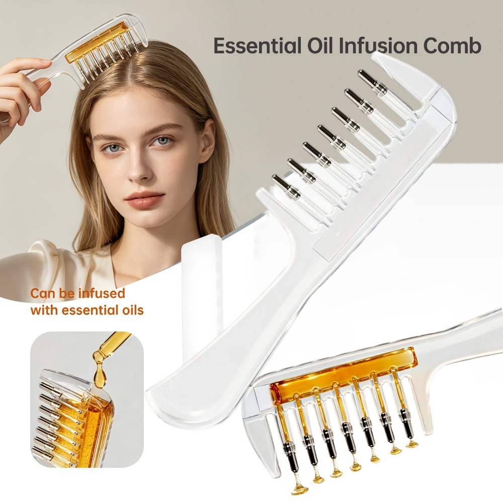 ポータブル透明ヘアルートコーム液体ガイドアプリケーター頭皮マ - Root Stimulator Liquid のレビューと価格