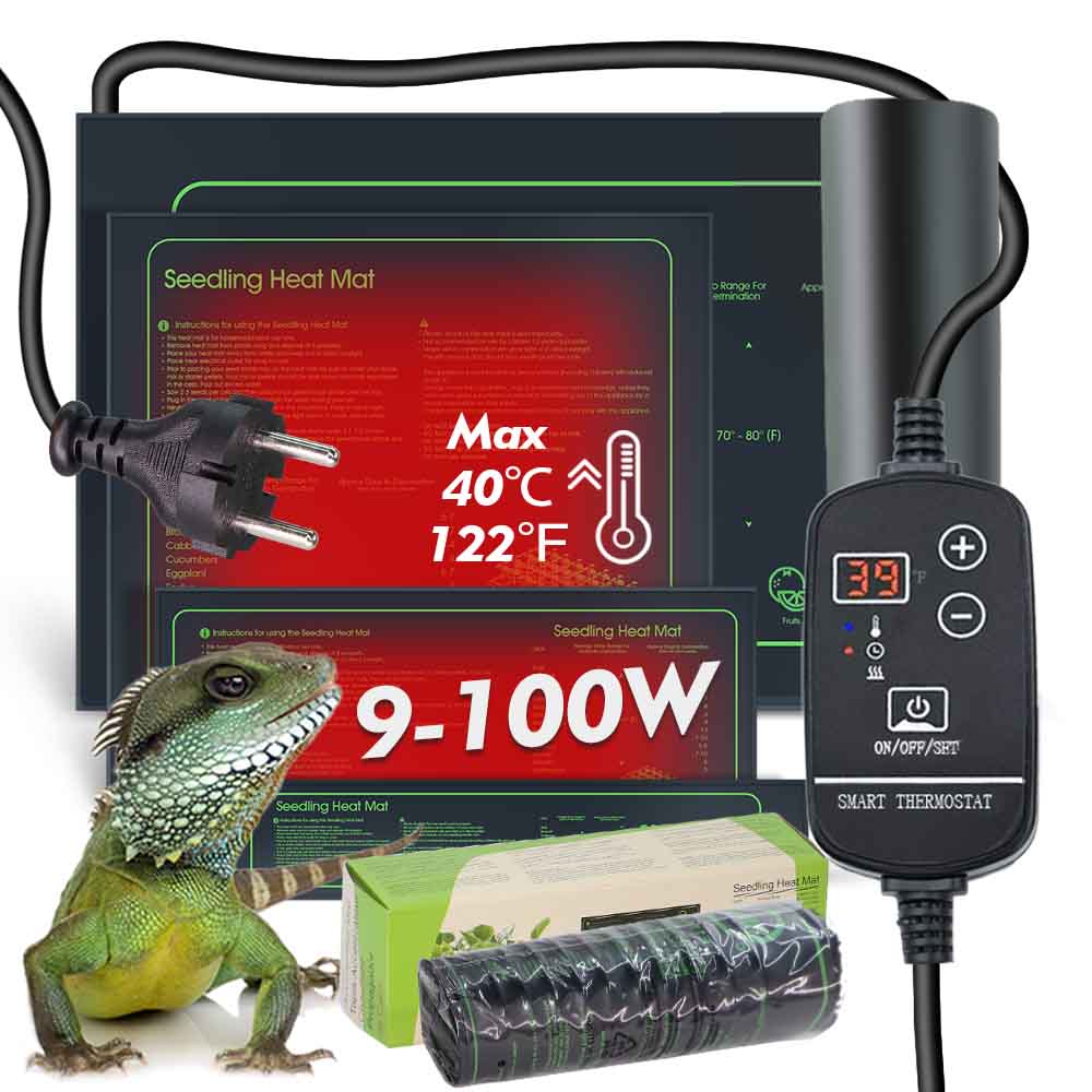 防水PVC植物加熱パッド,調整可能なサーモスタット,爬虫類加 - Heat Mat Seedling のレビューと価格