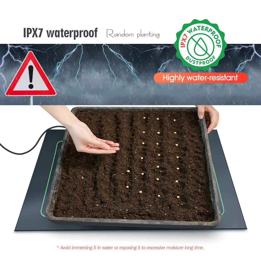 防水PVC植物加熱パッド,調整可能なサーモスタット,爬虫類加 - Heat Mat Seedling のレビューと価格