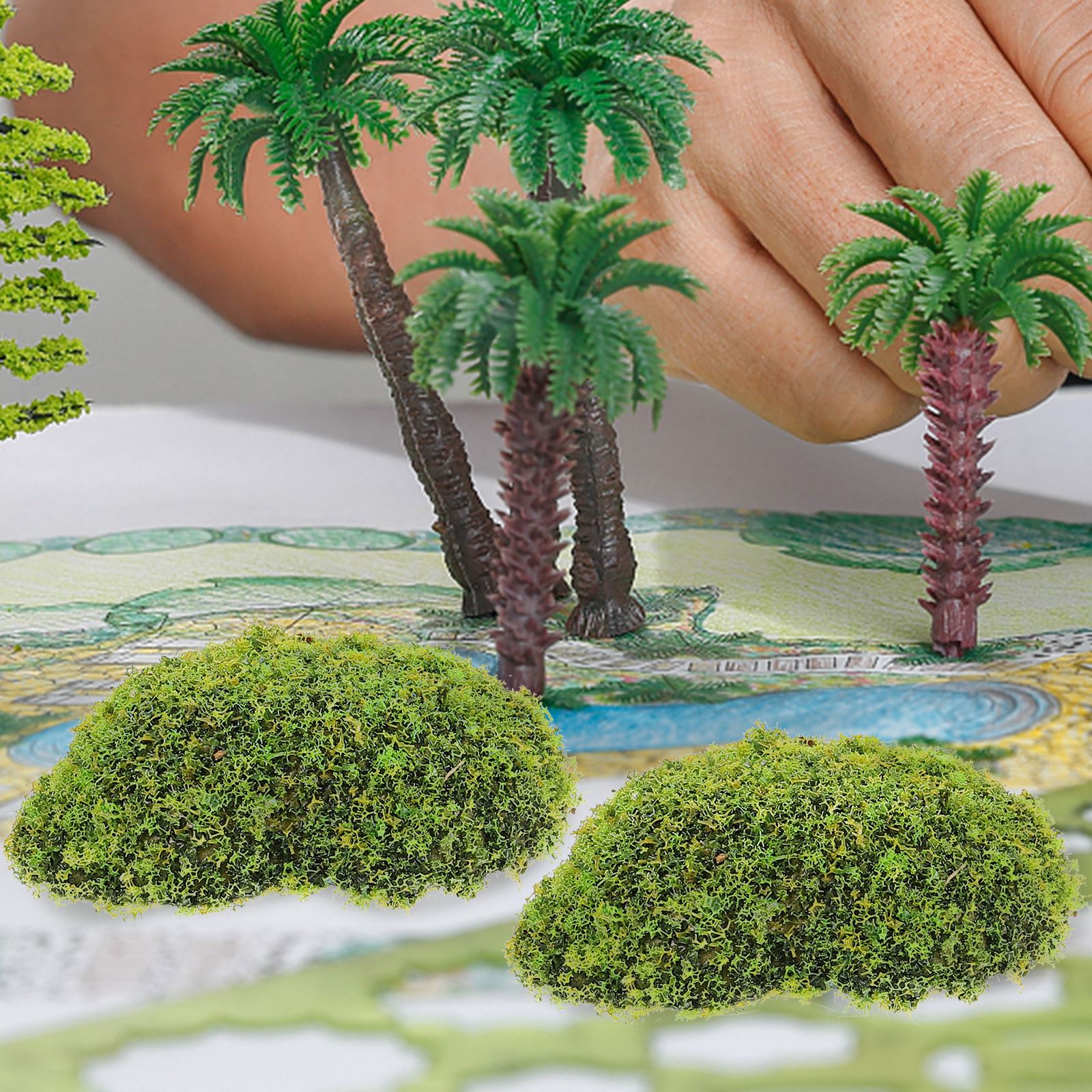 12 個人工苔岩偽石家の装飾クリエイティブ工芸グリーンシミュ - Sphagnum Moss Dry のレビューと価格