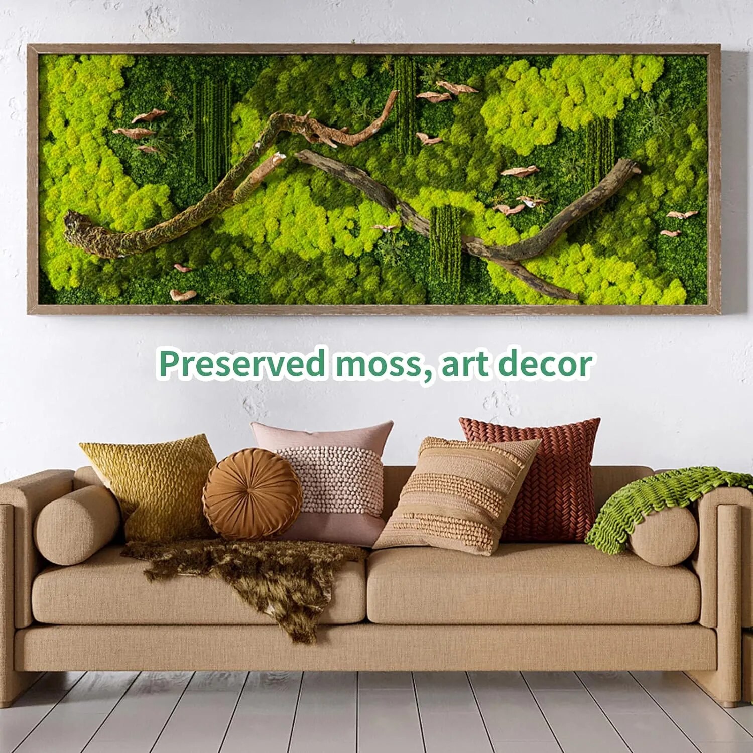 人工緑植物永遠の命モス DIY 工芸品草庭ホームルーム装飾ミ - Sphagnum Moss Dry のレビューと価格