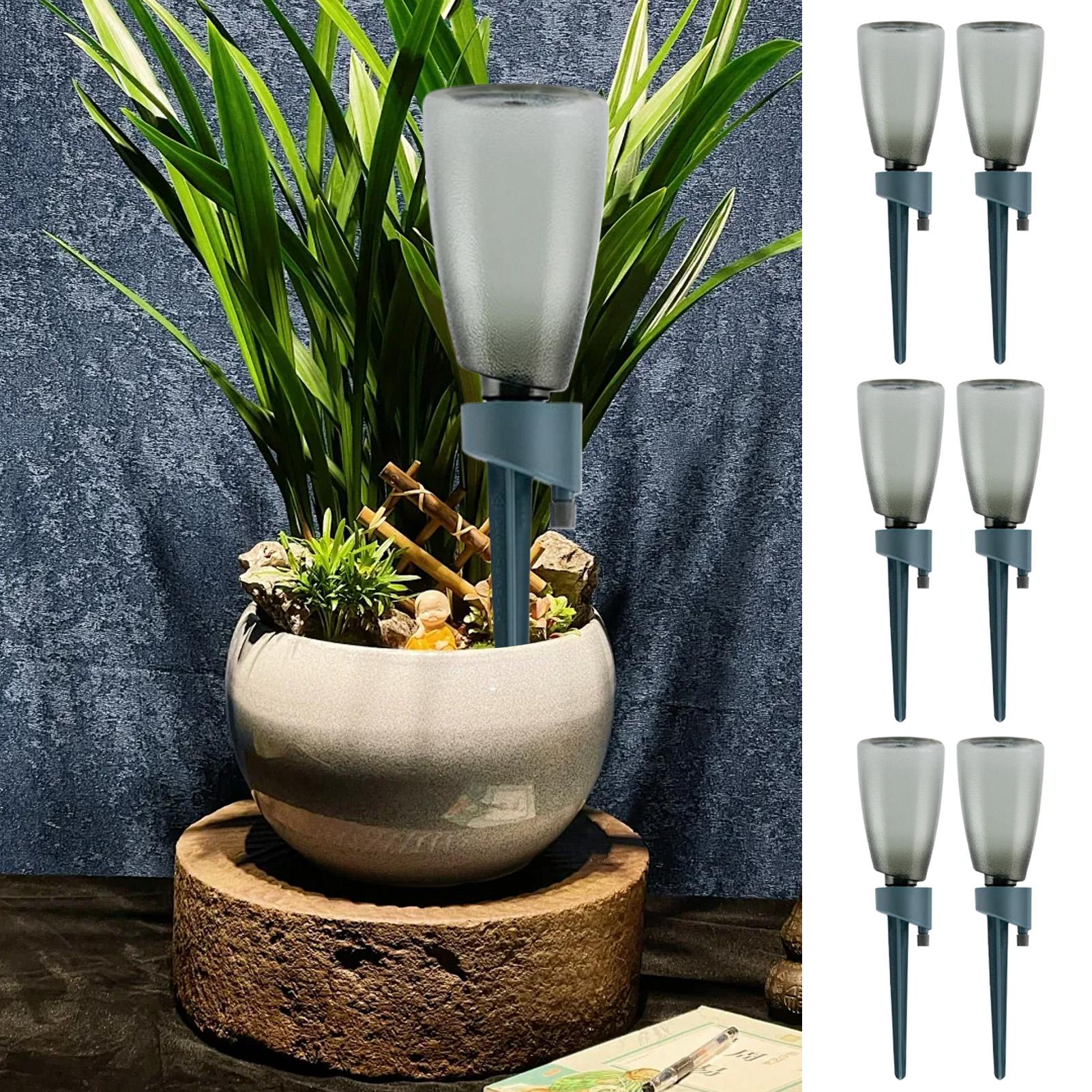 6個入り自動給水器 家庭用花植物自動散水装置 室内屋外園芸用 - Self Watering Insert のレビューと価格