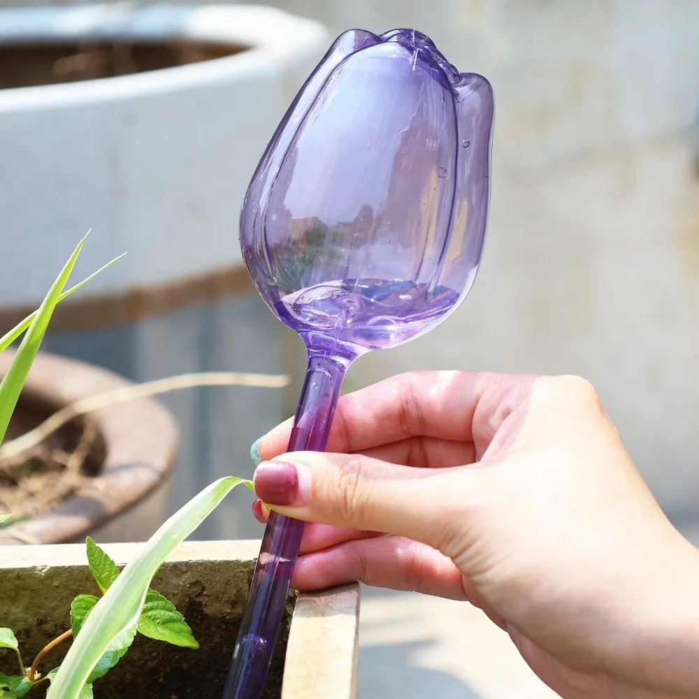4個入り／1個入り 自動点滴灌水器 プラスチック製 チューリ - Self Watering Insert のレビューと価格
